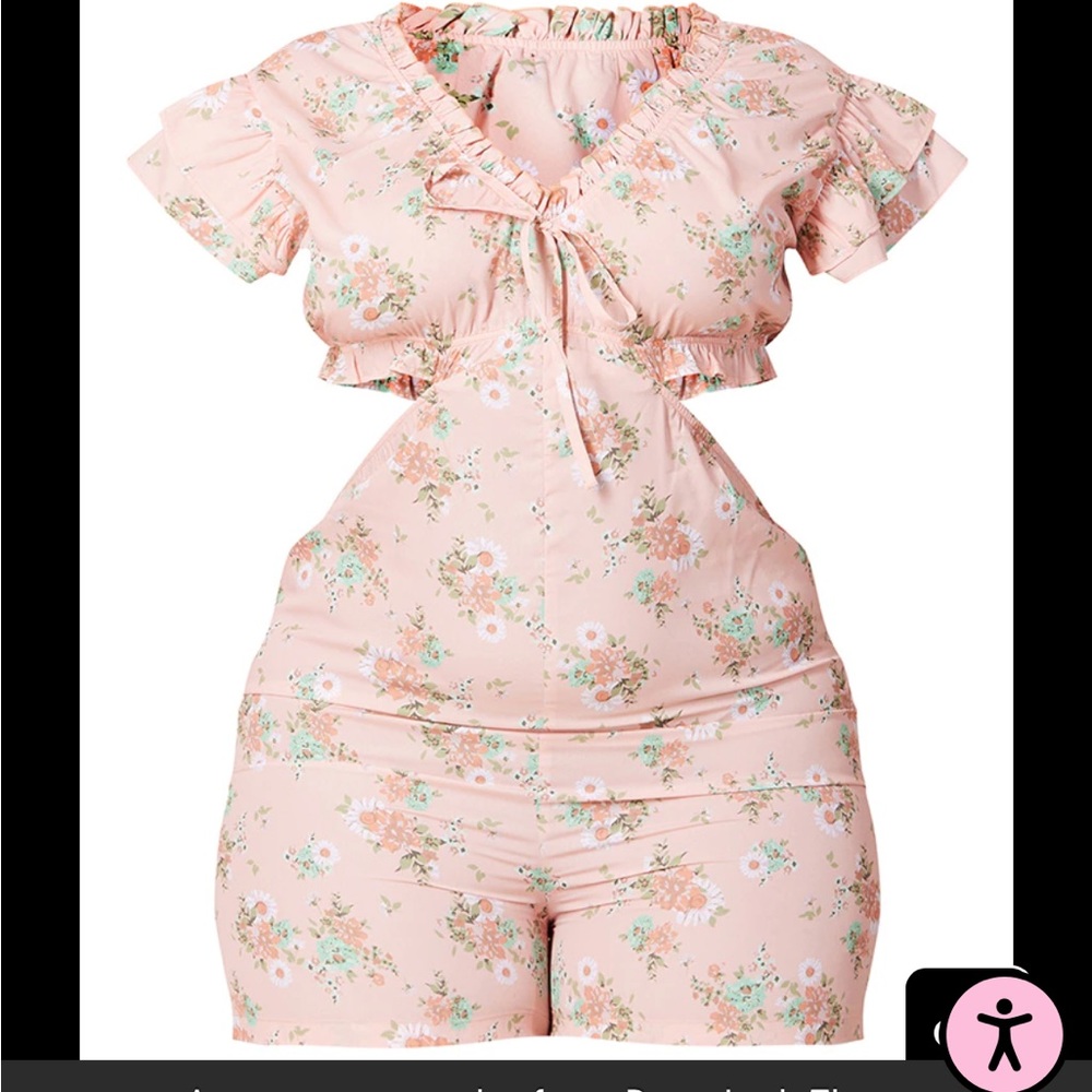 Brand new plus size 22 shorts romper